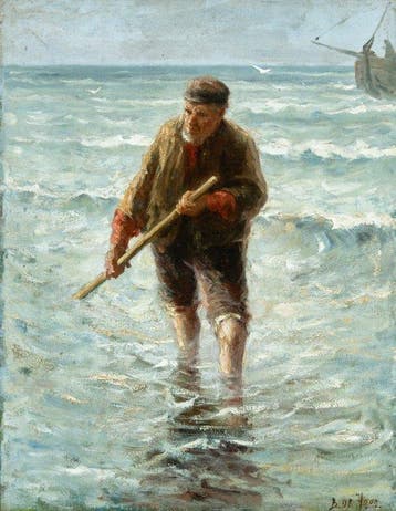 Bernard de Hoog (1866-1943) - De Schelpenvisser - NO RESERVE