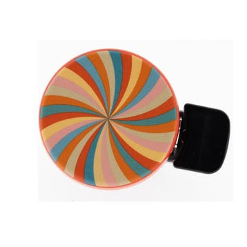 Niet verkeerd Fietsbel 70’s Swirl Print Retro Design, Verzenden, Nieuw
