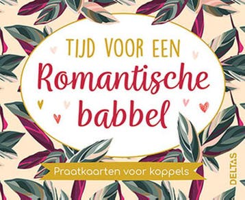 Tijd Voor Een Romantische Babbel Praatkaarten Voor Koppels, Ophalen of Verzenden, Nieuw