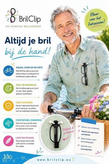 Brilhanger BrilClip, leuk kado voor vakantie ! Aanbieding!, Overige merken, Overige kleuren, Nieuw, Ophalen of Verzenden