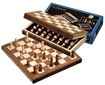 Schaak kassette in boekvorm | Philos - Gezelschapsspellen, Verzenden, Nieuw