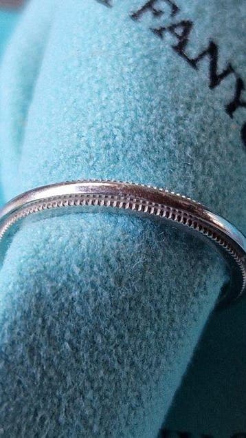 Tiffany & Co. - Ring - Millegrain Tiffany Together Platina, Nieuw