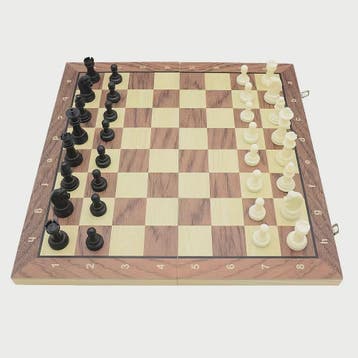 Magnetisch Houten Schaakspel - Opvouwbaar & Draagbaar Strate, Verzenden, Nieuw
