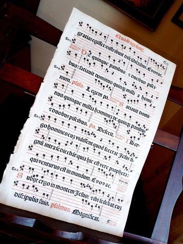 Catholic Church - Antiphonarium Romanum sheet Gregorian