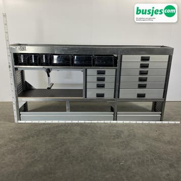 Aluca bedrijfswageninrichting 2280x420x1150mm (3261), Auto diversen, Ophalen of Verzenden