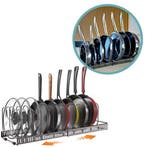 Nexxt Pannen Organiser - Verstelbaar, Huis en Inrichting, Keuken | Keukenbenodigdheden, Verzenden, Nieuw