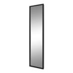 Spinder Design Senza M2 passpiegel 185x46 cm - zwart, Huis en Inrichting, Woonaccessoires | Spiegels, Verzenden, Nieuw