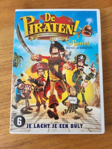 DVD - De Piraten - Alle Buitenbeentjes Aan Dek, Gebruikt, Tekenfilm, Verzenden, Overige soorten