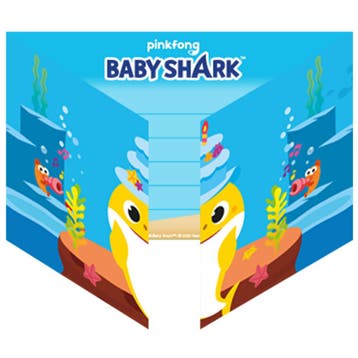 Uitnodigingen Baby Shark (8st), Ophalen of Verzenden, Nieuw