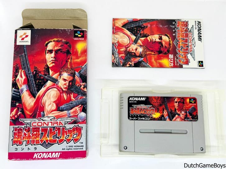 Super Famicom - Contra, Spelcomputers en Games, Games | Nintendo Super NES, Gebruikt, Verzenden