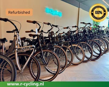 Refurbished Cortina Herenfiets met Garantie, Ophalen, Zo goed als nieuw, Overige merken, Versnellingen