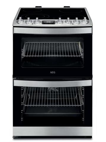 AEG CCB6741ACM - Keramisch fornuis - 2 ovens - RVS, Witgoed en Apparatuur, Ophalen of Verzenden, Nieuw, 85 tot 90 cm