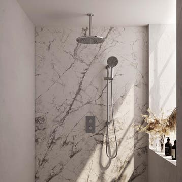 Inbouw Regendouche Set Brauer Chrome Edition Plafond Uitloop, Ophalen of Verzenden, Nieuw