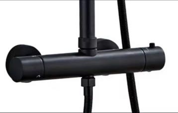Regendouche inclusief thermostaat kraan, Nieuw, Rvs, Douche