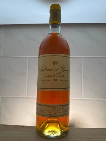 1980 Chateau dYquem - Sauternes 1er Cru Supérieur - 1 Fles, Nieuw