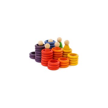 Grapat Houten Nins, Speelfiguren &  van €42,99 voor €41,85, Ophalen of Verzenden, Nieuw