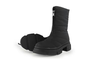 Ann Rocks Laarzen in maat 38 Zwart, Kleding | Dames, Schoenen, Verzenden, Zwart, Zo goed als nieuw, Hoge laarzen