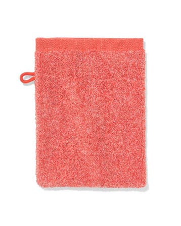 HEMA Washand 16x21cm zware kwaliteit gemêleerd rood, Verzenden, Nieuw, Rood