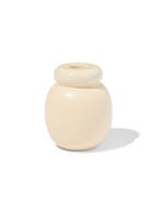 HEMA Kandelaar 8.5x10cm keramiek crème, Verzenden, Nieuw