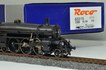 Roco H0 - 63315 - Stoomlocomotief met tender (1) - Rom., Nieuw