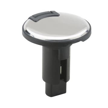 Inbouw dekstopcontact montagevoet Light Armor Rond RVS kap, Ophalen of Verzenden, Nieuw