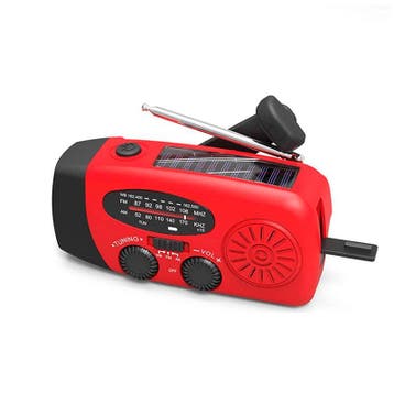 AFINTEK Noodradio - Rood, Verzenden, Nieuw