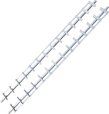 Flex Fence Draaibare Lamellen voor in de tuin RVS 220 cm..., Ophalen of Verzenden, Nieuw