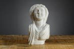 Replica van een oude Romein Marmer Marmeren borstbeeld van