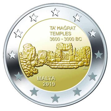 Malta 2 Euro Ta Hagrat 2019, Verzenden