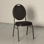 Frontseat kantinestoel, zwart, 4-poot onderstel, Ophalen of Verzenden, Nieuw