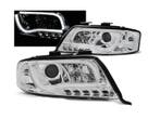 LED Tube Light Chrome koplampen geschikt voor Audi A6, Auto-onderdelen, Verzenden, Nieuw, Audi