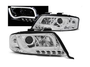 LED Tube Light Chrome koplampen geschikt voor Audi A6, Verzenden, Nieuw, Audi