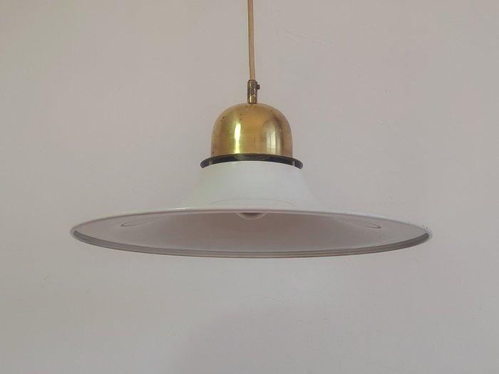 Béla Nádas - Plafondlamp - Messing - aluminium., Antiek en Kunst, Antiek | Lampen