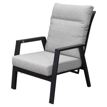 Barolo lounge balkonset 2 delig verstelbaar antraciet, Ophalen of Verzenden, Nieuw, Aluminium