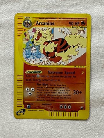 Pokémon - 1 Card - Arcanine 10-C44 Foil - Various sets, Nieuw