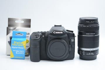 Canon EOS 40D + EF-S 4-5.6/55-250mm IS Digitale reflex, Nieuw
