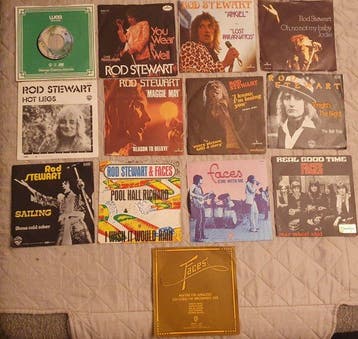 Rod Stewart, Faces - 13 x 7 RPM - 45 RPM 7 Single - 1980, Nieuw in verpakking