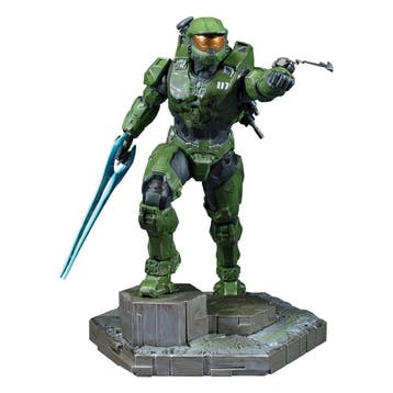 Halo Infinite PVC Statue Master Chief & Grappleshot 26 cm, Ophalen of Verzenden, Nieuw