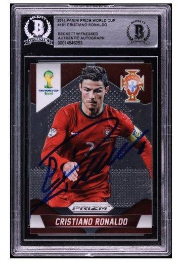 2014 Panini Cristiano Ronaldo #161 - Hand Signed Autograph -, Nieuw