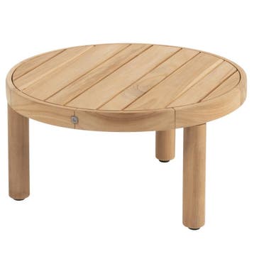 Finn salontafel teak 60 cm rond 4 Seasons Outdoor, Ophalen of Verzenden, Nieuw, Teakhout