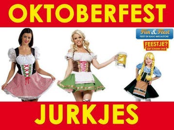 Oktoberfest jurk Mega Aanbod - Oktoberfest jurkjes kopen, Ophalen of Verzenden, Nieuw, Carnaval, Kleding