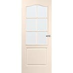 Cando binnendeur Toronto 6 ruit blank glas.  Opdek rechts., Doe-het-zelf en Verbouw, Deuren en Horren, Ophalen of Verzenden, Nieuw