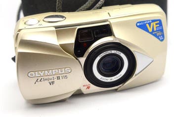 Olympus Mju II 115 VF | Middenformaatcamera, Audio, Tv en Foto, Fotocamera's Analoog, Nieuw