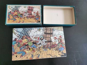 Tintin - 1 Puzzle Timbres Tintin - Le trésor de Rackham le, Nieuw