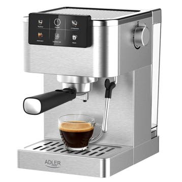 Adler Espressomachine 20 Bar 1350W – Pistonmachine met, Ophalen of Verzenden, Nieuw