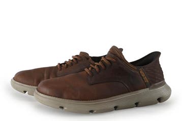 Skechers Instappers in maat 42 Bruin, Kleding | Heren, Bruin, Verzenden, Overige typen, Zo goed als nieuw