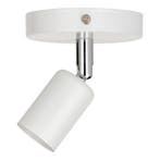 Bailey Plafondlamp Metaal Wit E27 met verstelbare arm Ø10cm, Huis en Inrichting, Ophalen of Verzenden, Nieuw