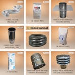 Flexibel rookkanaal ( dubbellaags ! ) bij 123rookkanaal, Ophalen of Verzenden, Nieuw, Hout, Vrijstaand