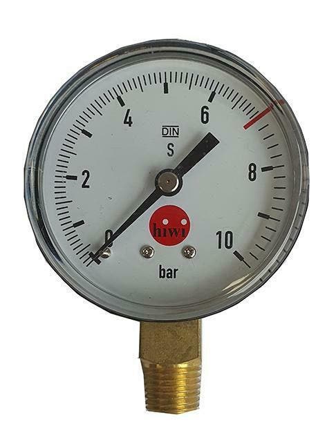 Drukmeter manometer 0-10 bar, Zakelijke goederen, Horeca | Overige, Verzenden