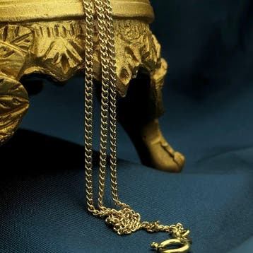Gouden gourmetschakel ketting, Ophalen of Verzenden, Gebruikt, Goud, Goud
